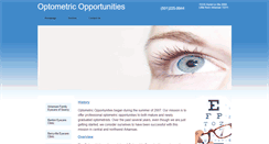 Desktop Screenshot of optometricopportunities.com