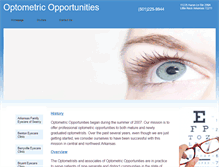 Tablet Screenshot of optometricopportunities.com
